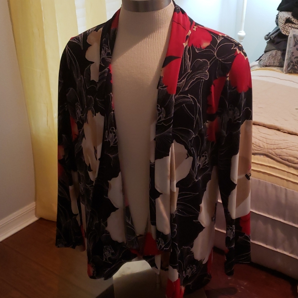 Chico's floral jacket